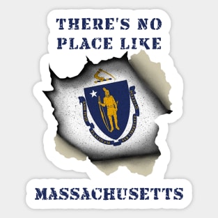 There's No Place Like Massachusetts Sticker